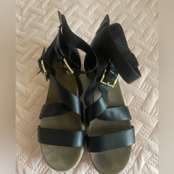 Michael Kors - Black Strappy Sandals - Picture 1 of 3